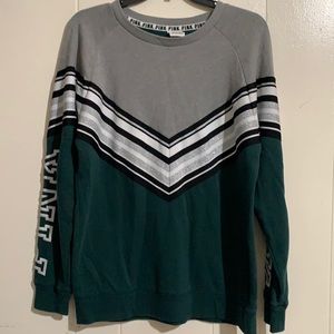 Pink Slytherin inspired sweatshirt